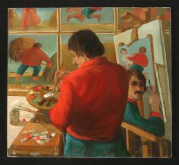 Self-Portrait by Viktor Andreevich Donskoi (b. 1945)