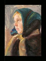 Portrait of a Girl by S. I. Malikov (b. 1918)