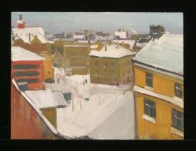 Riga, from the Window by Viktor Petrovich Slushnik (b. 1926)