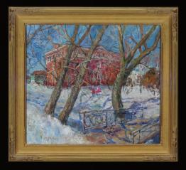 Corner of Tambova (a town) by Anatoli Petrovich Marinin (b. 1944)