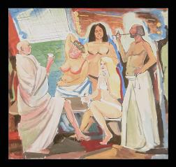 In the Sauna by Yevgeni Borisovich Khoroshilov (1930–1982)