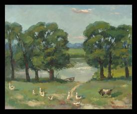 Summer by Sergei Petrovich Gulevsky (b. 1954)