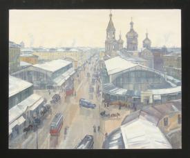 Petrograd 1914 by Igor Vladimirovich Suvorov (b. 1932)