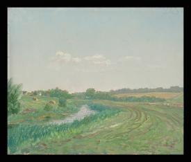 Rivulet Kurlak (Village Mokhovoye) by Alexander Mikhailovich Kurzanov (b. 1938)