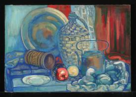 Still Life with Surprises by Yevgeni G. Brezhnev (b. 1941)