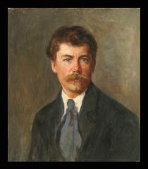Portrait of the Artist Kalninko by Yevgeni Osipovich (Iosifovich) Bukovetsky (1866–1948)