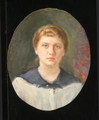 Portrait of a Woman by Yevgeni Osipovich (Iosifovich) Bukovetsky (1866–1948)