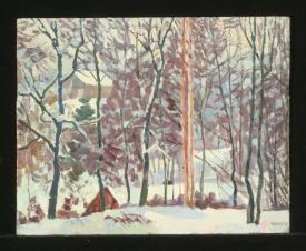 Winter Motive by Yuri Petrovich Dyakov (1929–2008)