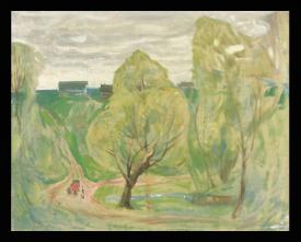 Willow at the Road by Vasili Pavlovich Matyushin (1934–1982)