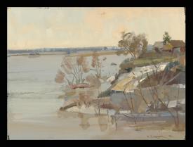 High Water by Viktor Petrovich Slushnik (b. 1926)