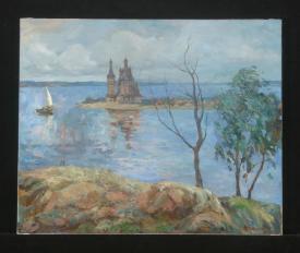 Blue Bay by Fyodor Pavlovich Zvonarev (1929–2000)