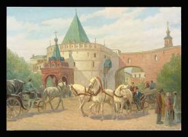Varvara's Gate by Alexander Mikhailovich Kurzanov (b. 1938)