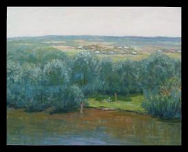 Summer Day by Alexander Mikhailovich Kurzanov (b. 1938)
