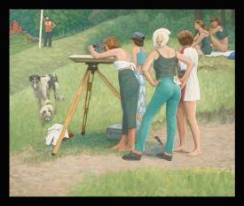 Practical Workers by Alexander Mikhailovich Kurzanov (b. 1938)