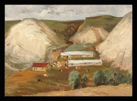 Chalk Hills by Yuri Fedorovich Vnodchenko (b. 1927)