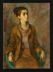 Portrait of a Woman by Galina Vasilievna Pshenitsina (b. 1940)