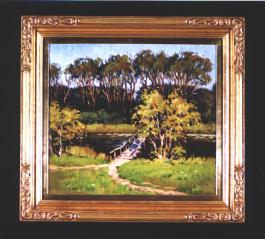Footbridge by Yuri Fedorovich Vnodchenko (b. 1927)