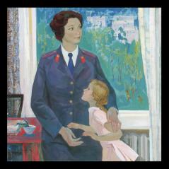 Family by Stanislav Maryanovich Servetnik (b. 1928)