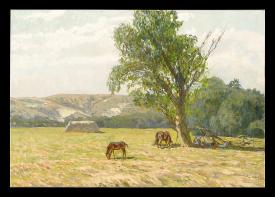 Haymaking. Midday by Yuri Petrovich Sanin (1939–1997)