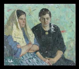 Double Portrait by Aleksei Pavlovich Eremenko (1922–1997)