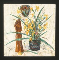 Still Life with a Sculpture by Anatoli Akimovich Voronov (b. 1937)