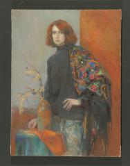Portrait of a Girl with Red Hair by Artist Unknown