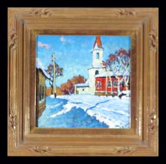 Winter Day by Yuri Fedorovich Vnodchenko (b. 1927)