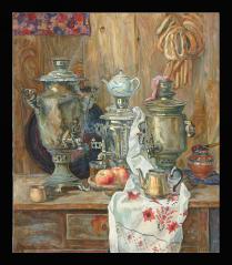 Samovars by Vladimir Dmitrievich Fefelov (b. 1939)