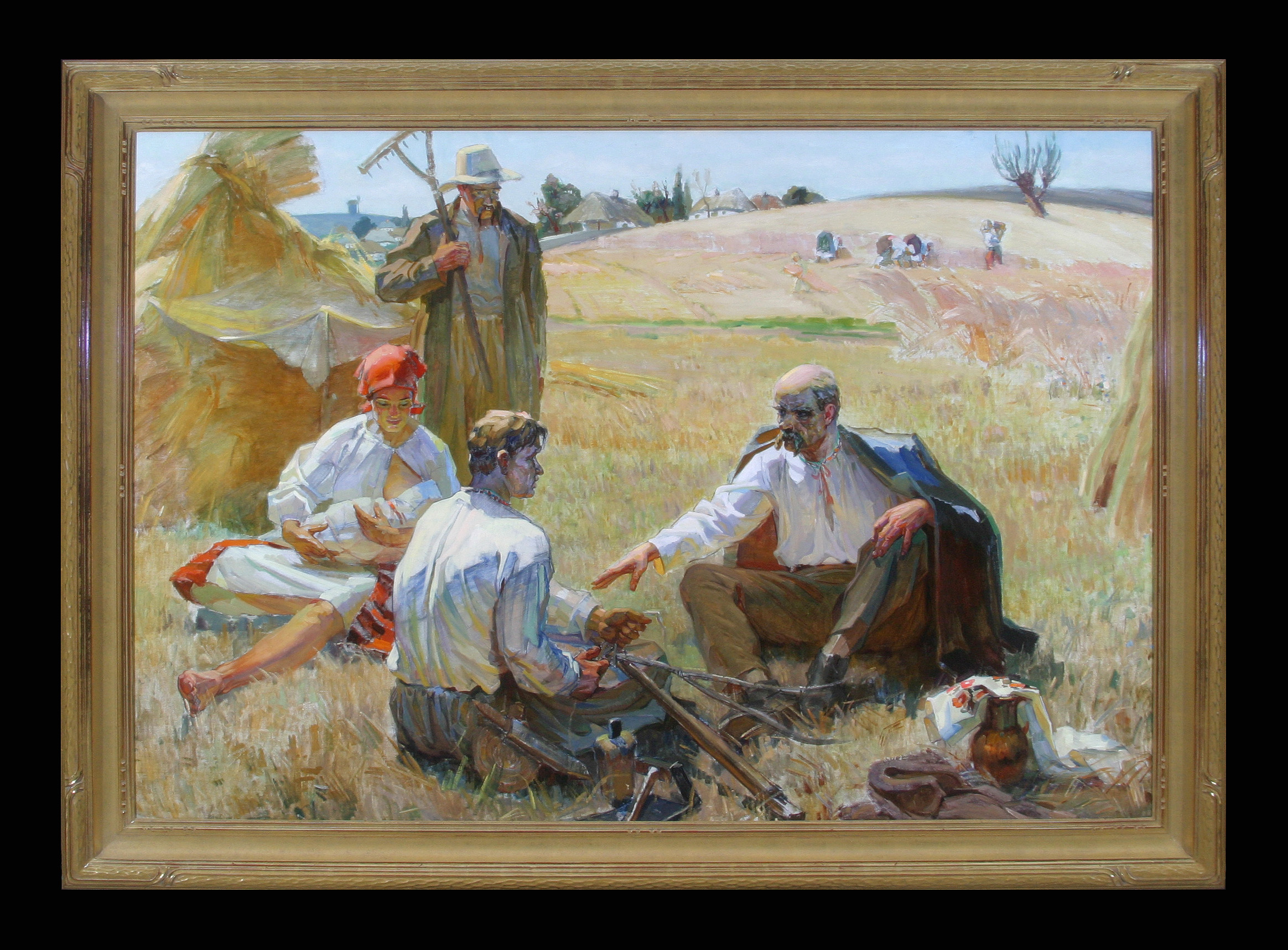 The Bard of the Ukraine by Grigori Stepanovich Domnenko (1922–1976)
