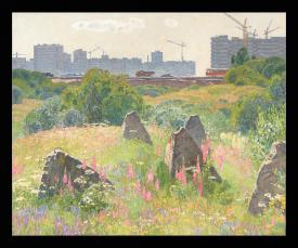 On the Outskirts of Leningrad by Nikolai Nikolaevich Galakhov (b. 1928)