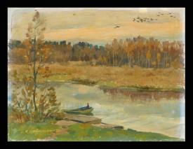 Autumn by Anatoli Alekseevich Nebolsin (1934–2006)