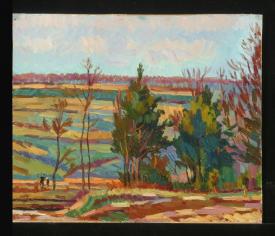 Spring. April by Yuri Petrovich Dyakov (1929–2008)