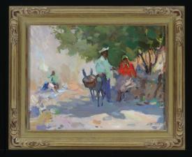 People with an Ass by Yevgeni Borisovich Khoroshilov (1930–1982)