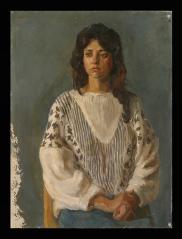 Portrait of a Girl by Alexander Sergeevich Zolotikh (b. 1960)
