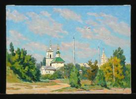Village Sky by Vladimir Ilich Shchedrin (b. 1942)
