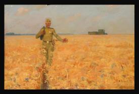 In the Native Land by Alexander Sergeevich Zolotikh (b. 1960)