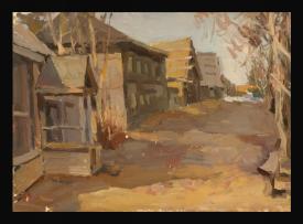 Old Country Academic Dacha by Vasili Kuzmich Komolov (1918–1985)