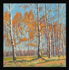 Birches in Autumn by Vladimir Ilich Shchedrin (b. 1942)