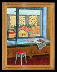 Window in the Studio by Yuri Petrovich Dyakov (1929–2008)