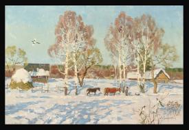 Toward Spring by Edouard Panteleimonovich Efanov (b. 1938)