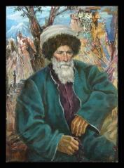 Portrait of a Sheikh by Khairullah Magomedovich Kurbanov (b. 1936)