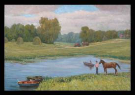 Summer by Alexander Mikhailovich Kurzanov (b. 1938)