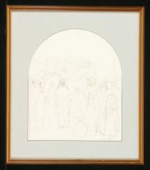 Study of Christ by Daud Magomedovich Akhriev (b. 1959)