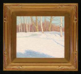 February Snow by Vladimir Ilich Shchedrin (b. 1942)