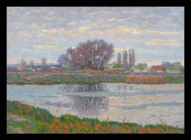 At a Pond by Vladimir Ilich Shchedrin (b. 1942)