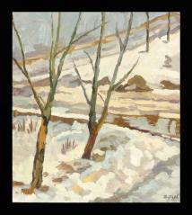 Snow by Yuri Petrovich Dyakov (1929–2008)