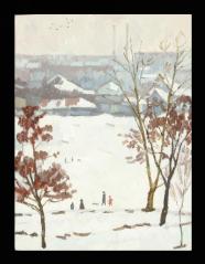 Winter by Yuri Petrovich Dyakov (1929–2008)