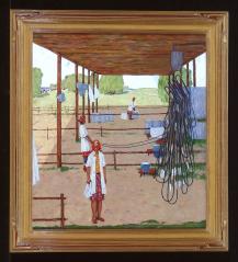 Dairy Farm by Zinovi Efimovich Popov (1924–1984)