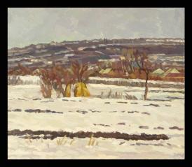 Thawed Patches. Spring by Yuri Petrovich Dyakov (1929–2008)