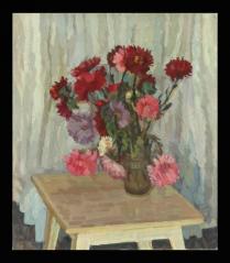 Flowers. Autumn by Yuri Petrovich Dyakov (1929–2008)
